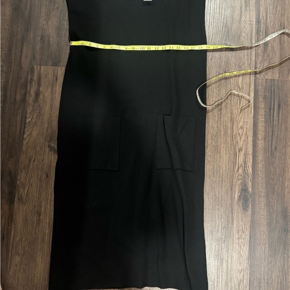 NWT Anthropologie Maeve black Knit Dress sz M - Picture 3 of 5